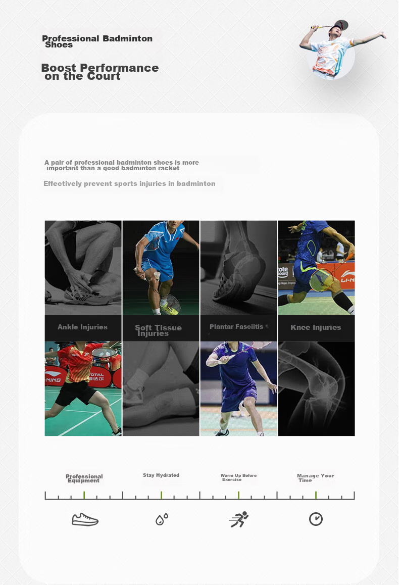 Li-Ning Badminton Shoes, Didi Feixing 3 Junior, Boys And Girls Children's Training Shoes, Wear-Resistant Sports Shoes 3