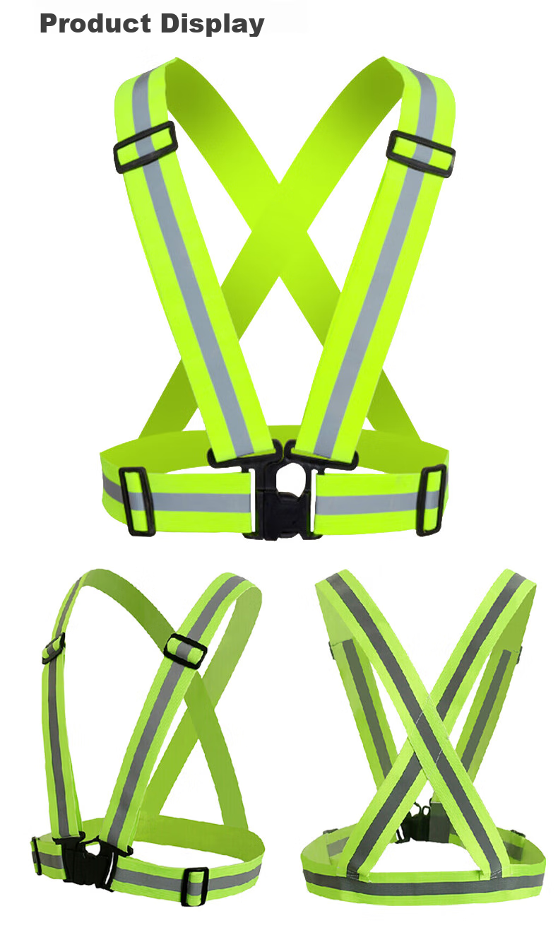 GUANNUODA Reflective Adjustable Elastic Vest, Municipal Construction Safety Warning Vest, Reflective Vest, Customizable 11