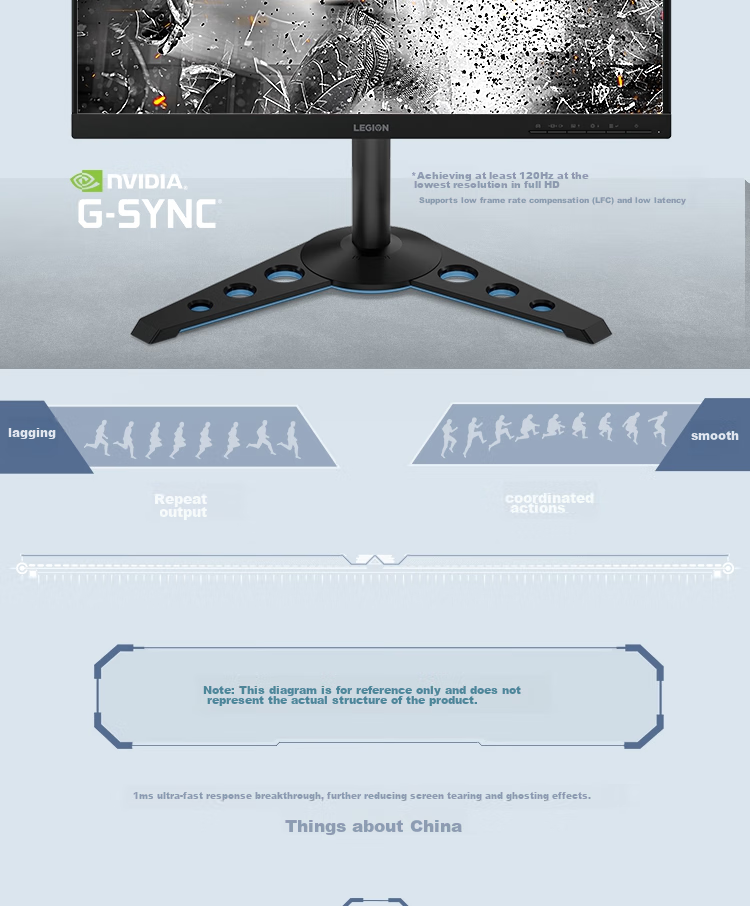 Lenovo Savior 27-Inch Curved Screen, Native 180Hz, Eye-Protecting High Color Gamut, Height Adjustable And Rotatable, 1500R Golden Curved Y7000P Gaming Monitor, R27qc-30 9