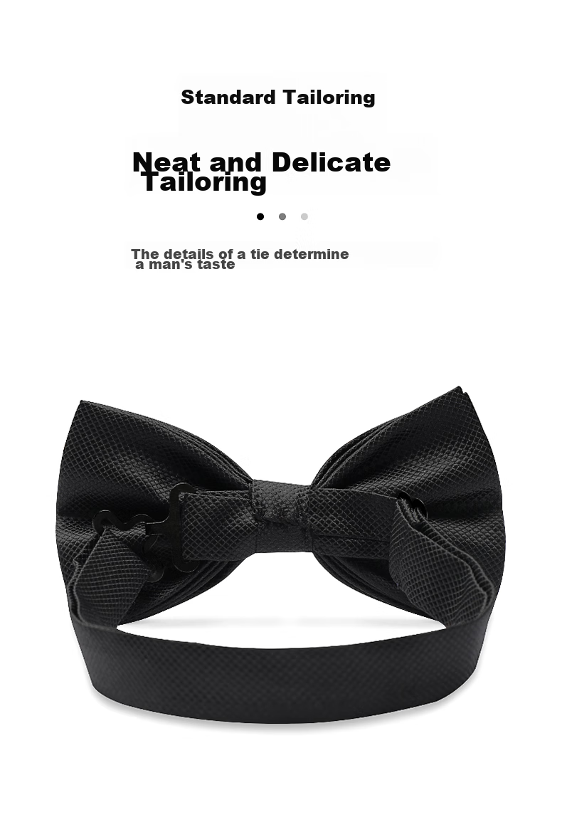 FitonTon Wedding Banquet Bow Tie for Men, Business Groom's Bow Tie, Gift Box Set for Boyfriend, New Year And Valentine's Day Present 8
