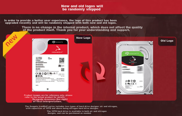 SEAGATE NAS hard drive 22TB private cloud 512MB CMR vertical silent low-power mechanical hard drive SEAGATE Kuolang Pro data recovery service ST22000NT001 16