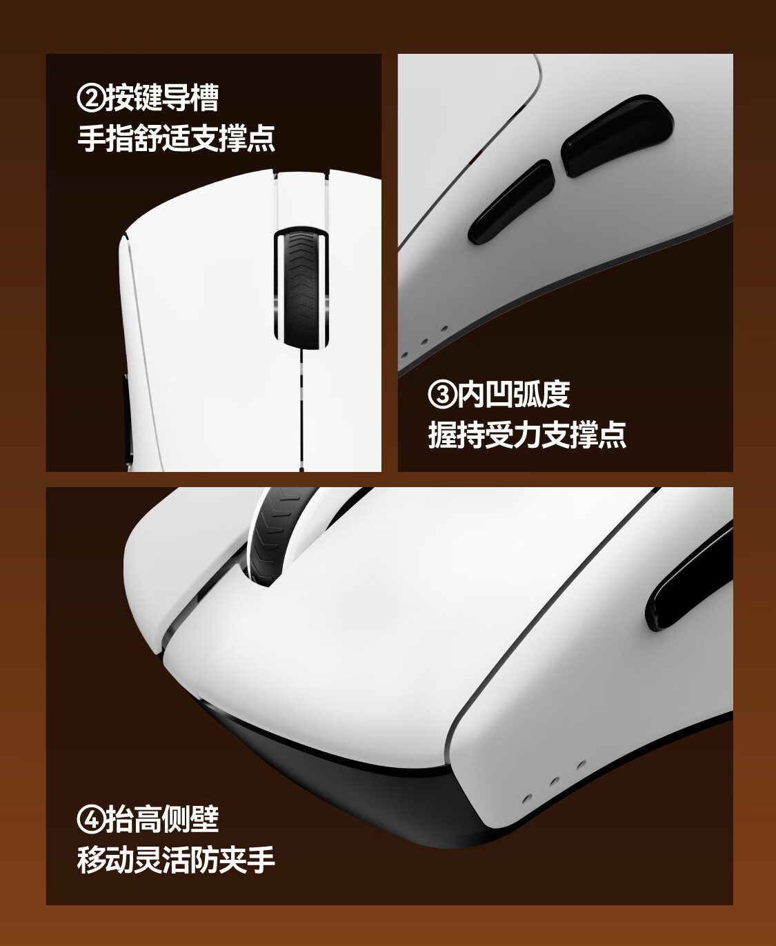 AUSDOM G04L Wireless Mouse for Gaming, E-Sports, Office, Bluetooth Mouse Wired/2.4G/Bluetooth Triple-Mode Right-Handed Ergonomic Lightweight Design with 800mAh Long Battery Life 5