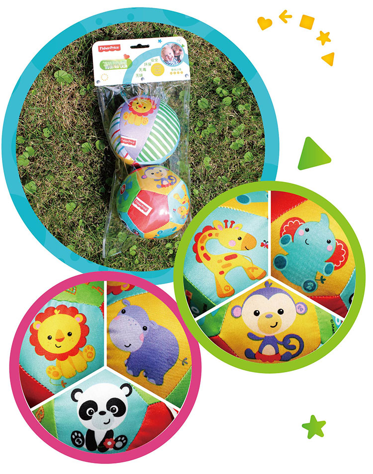 Fisher-Price Children's Ocean Ball Toy Balls, Infant Cognitive Boba Balls 5.5cm (100 Pieces), Birthday Gift Present 3
