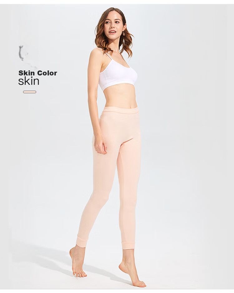 XUEXIMAN Women's Pure Cotton Long Johns, Single Piece All-Cotton Thermal Underwear, Base Layer Pants, Cotton-Lined Leggings, Plus Size Warm Pants for Autumn And Winter Seasons 16