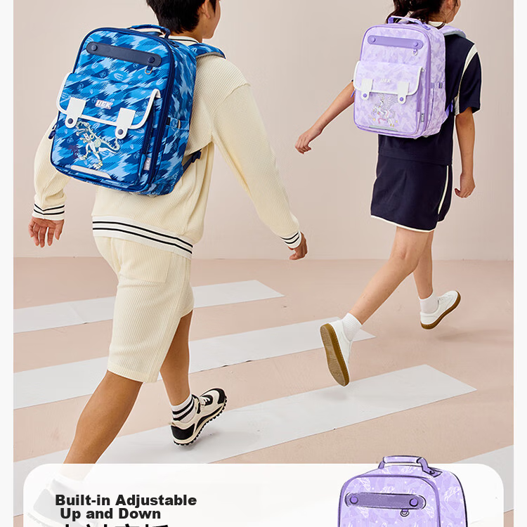 UEK Elementary School Backpack for Boys And Girls, Lightweight Spine-Protecting And Load-Reducing Children's Backpack with Large Capacity, Small Dinosaur Desig 22