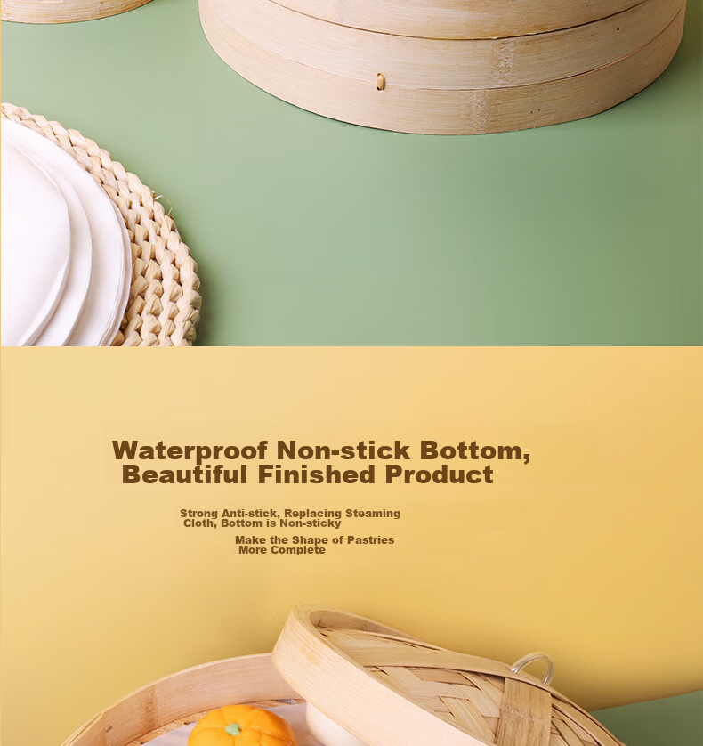 Dengbi Steamer Paper, Steaming Bun And Mantou Liner, Disposable Steamer Cloth, Steaming Paper, Steamer Pad, Steamer Mat 11