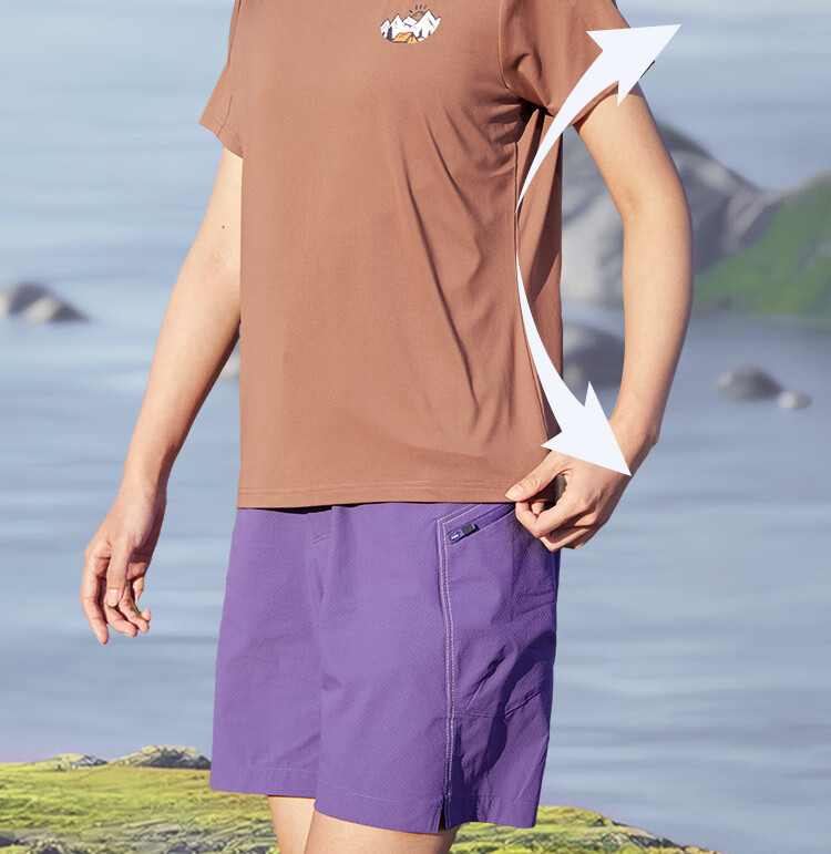 SCALER Ice Rainbow Quick-Dry T-Shirt for Men And Women, Spring/summer New Arrival, Sports Running Breathable Round Neck Outdoor Short Sleeve F4115567 9
