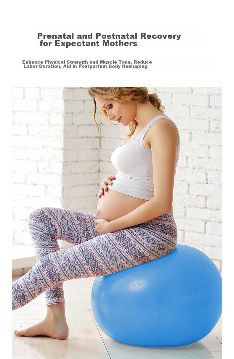 Li-Ning Yoga Ball, Squatting Aid, Baby Soothing Tool, Fitness Equipment for Adults And Pregnant Women, Sensory Integration Training, Thickened Professional Anti-Burst Non-Slip Ball 3