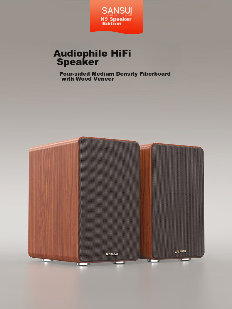 SANSUI S66 Bluetooth Speaker Desktop Active Subwoofer Portable Mini Bluetooth Speaker 15