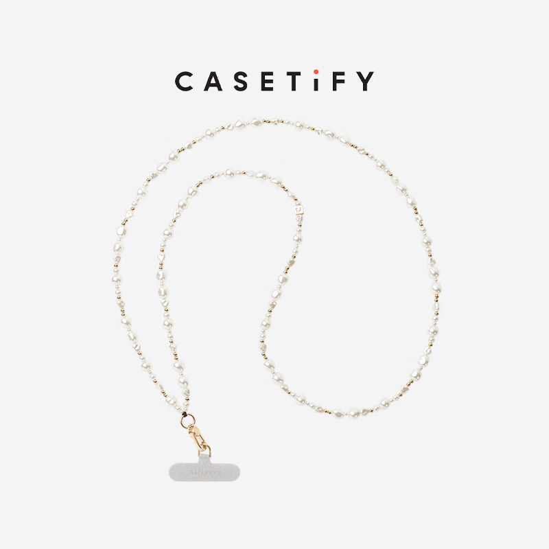 CASETIFY Portable Crossbody Strap Pearl Style for iPhone Series