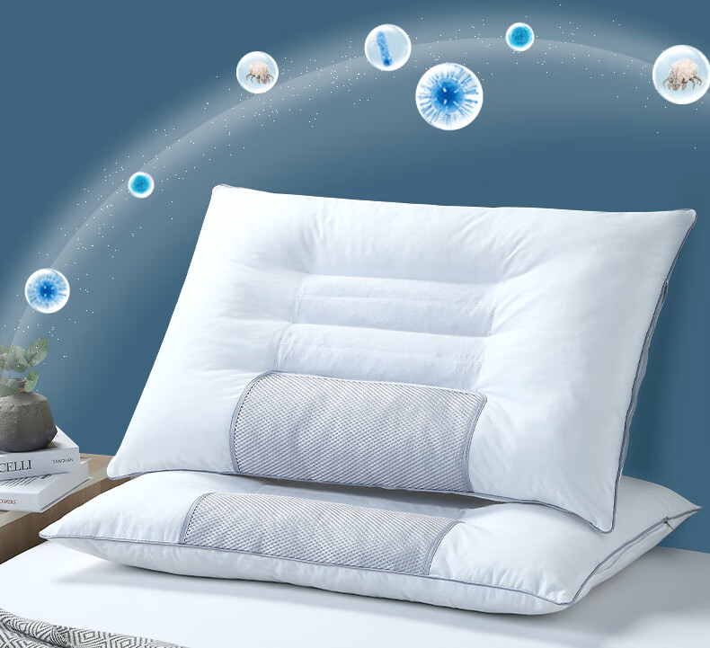 Hengyuanxiang Pillow, Cassia Seed Antibacterial Cervical Pillow, Single Person Sleeping Hard Pillow, Pillow Core, Whole Head, One Piece, 48*74cm 2