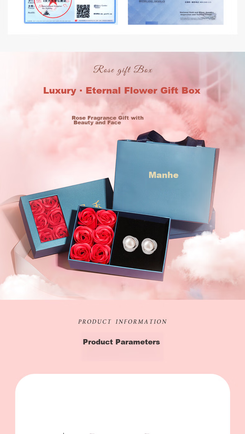 MANHE S925 Silver Stud Earrings for Women, Freshwater Pearl Earrings, Birthday Valentine's Day Gift for Girlfriend Or Mother 19