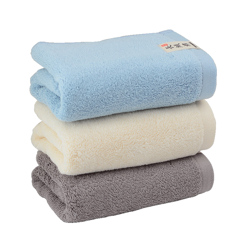 Grace Pure Cotton Towels, 3-Pack Gift Box Set, Long-Staple Cotton, Thickened Absorbent Face Towels for Sports (Handbag Included)