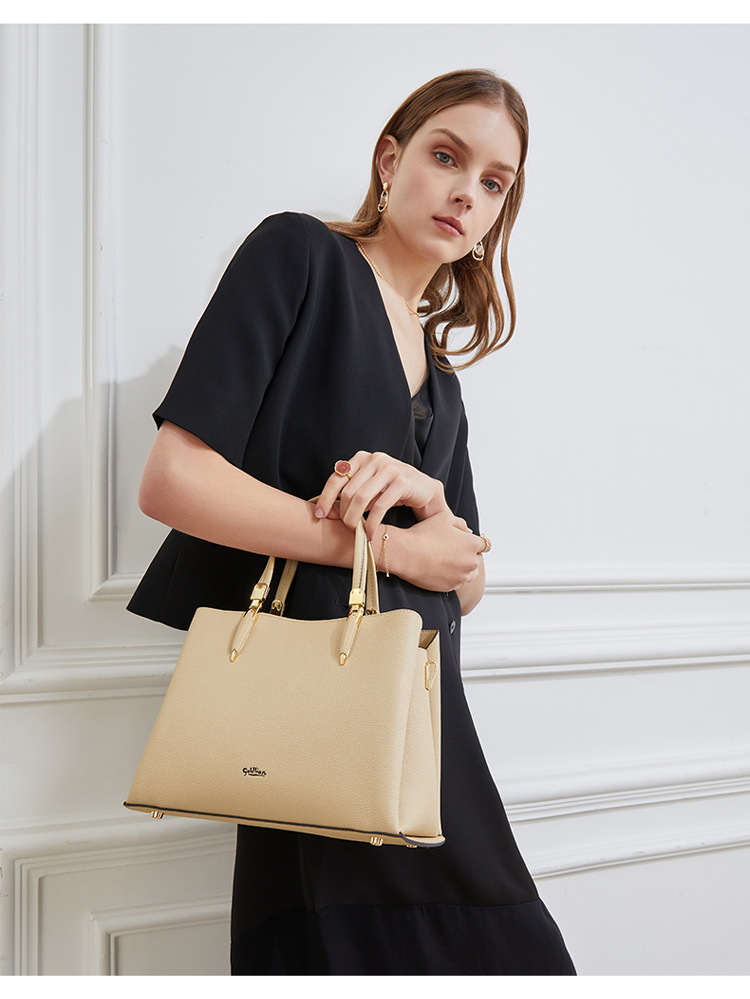 Goldlion Women's Handbag, Simple And Elegant Business Tote Bag, Birthday Gift for Ladies 5
