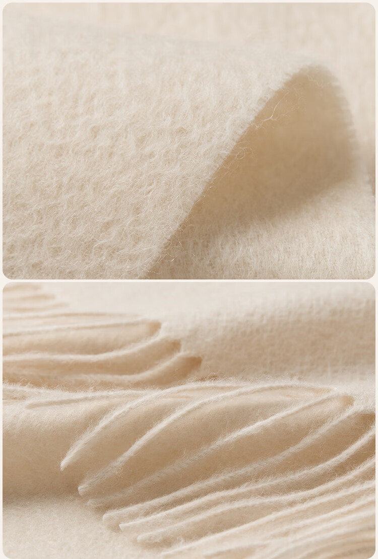 JIUMU Pure Wool Scarf for Women, Autumn And Winter Neck Warmer, Warm Shawl, Gift for Women And Mothers, Mid-Autumn Festival Birthday Gift Box Set 24