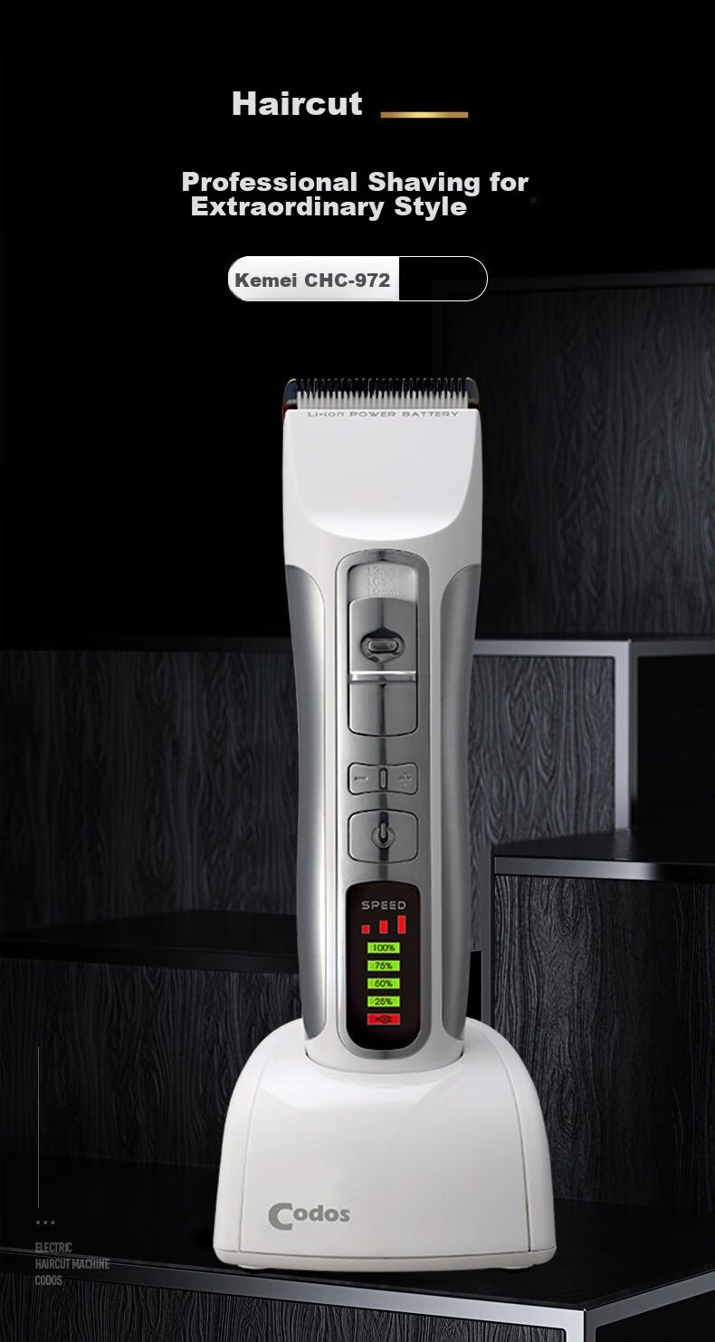 Codos 921 Electric Hair Clipper, Hair Trimmer, Professional Salon Use, Rechargeable, Graduation Gift 1