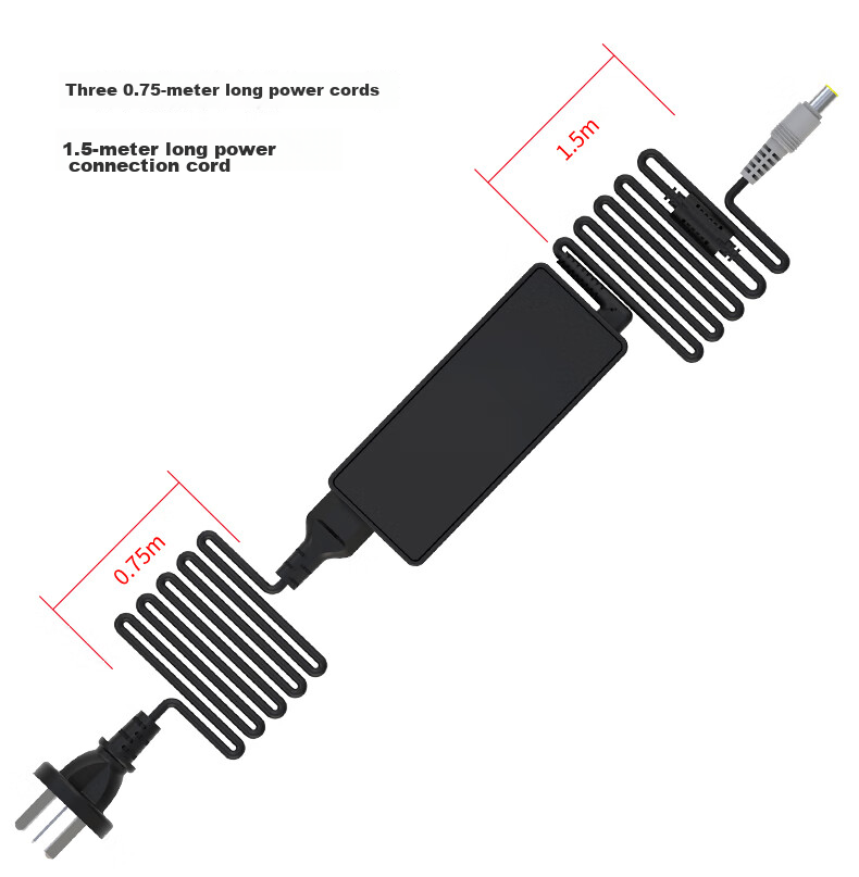 Elei Compatible with Lenovo Laptop Charger for Xiaoxin Air 12/13, YOGA 510/YOGA 710/Xiaoxin 510S Adapter, 20V 3.25A 65W Computer Power Cord 17