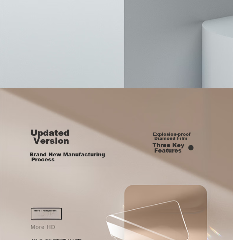 ESCASE Huawei Nova 9 Hydrogel Film Screen Protector Full Coverage Curved Protective Film No White Edge High Transparency Front Film Transparent [Two-Pack] - with Application Tool 3