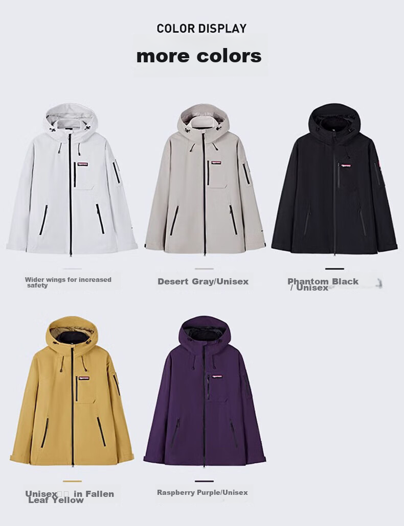 CAMEL [Wang Junkai's Choice] CAMEL King's Armor Three-In Jacket for Men And Women, Windproof And Waterproof Mountaineering Coat for Autumn And Winter 17