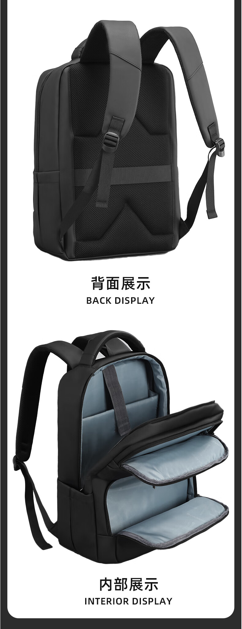Lehuolvxing Backpack, Men's Travel Bag, Large Capacity Business Travel Bag for Men, Commuter Laptop Bag for Travel And Commuting 12