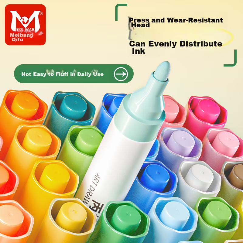 BGI-WAPM Acrylic Markers, Waterproof Drawing Shoes, Hand-Drawn DIY Graffiti Pen Set, Paint Brushes, Clothing T-Shirt Stone Wood Glass Coloring Pigment, Water-Based Watercolor Pens, 12 Classic Colors, Art Educatio