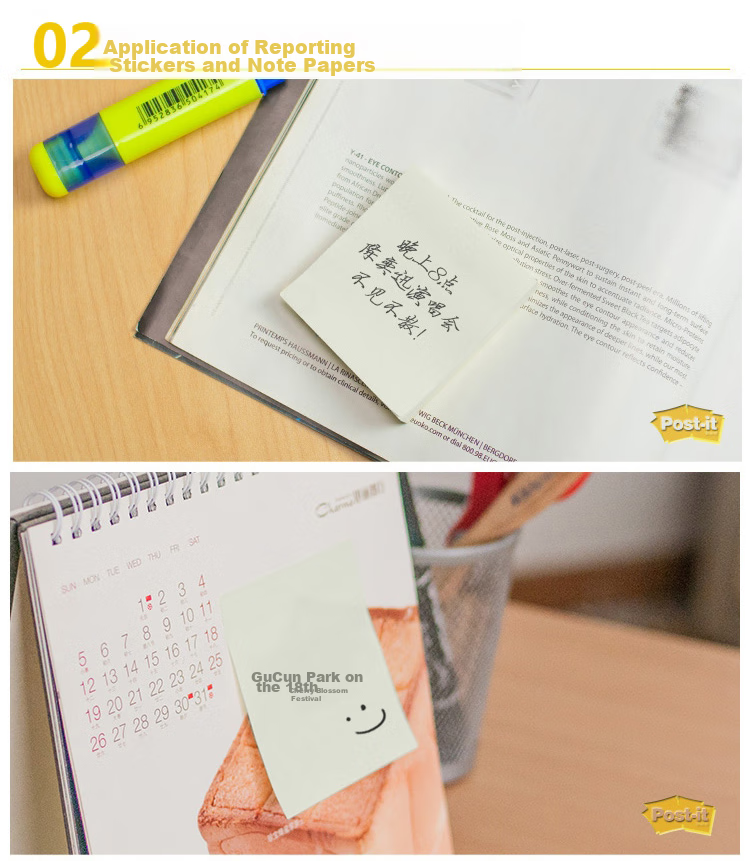 3M Sticky Notes, 2-Pack Large Size, Memo Pads/Note Pads/Notepaper/Notebooks, Office Supplies, School Stationery, Hesui Series 657B (Yellow) 2