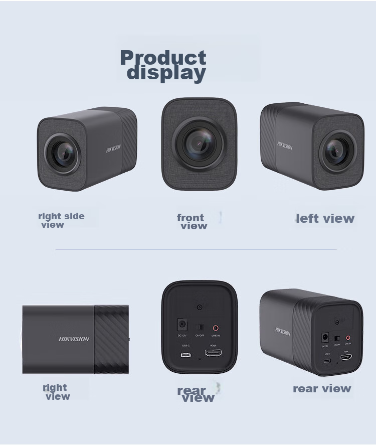 HIKVISION Live Streaming Camera, 4K Ultra HD Camera with 8x Zoom, Vertical Screen, Network Entertainment, Anchor Douyin Beauty Live Streaming And E-Commerce Equipment U168R 20