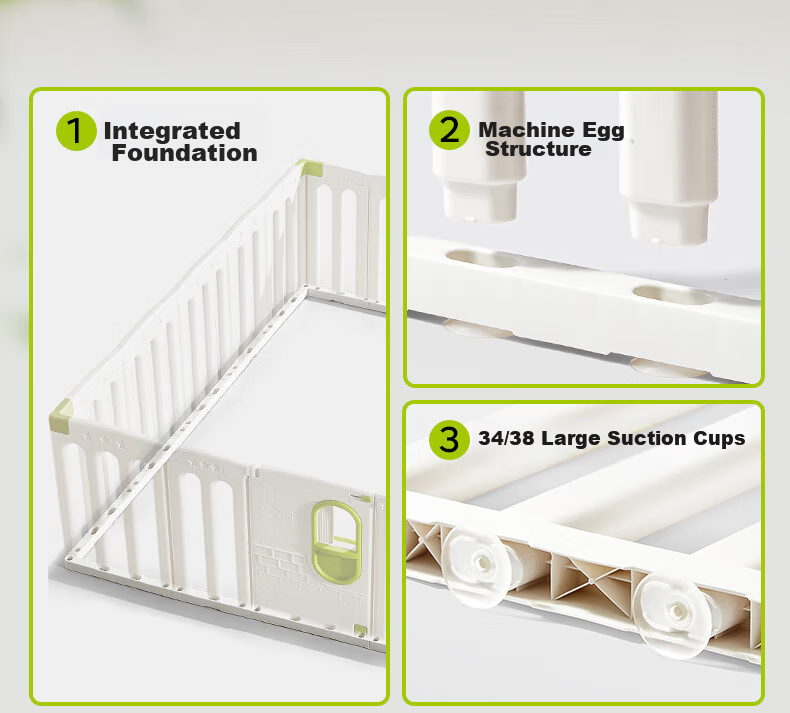 Babycare Fairy Garden Playpen Crawling Mat, Baby Indoor Safety Floor Protection Barrier, 180*200cm 4