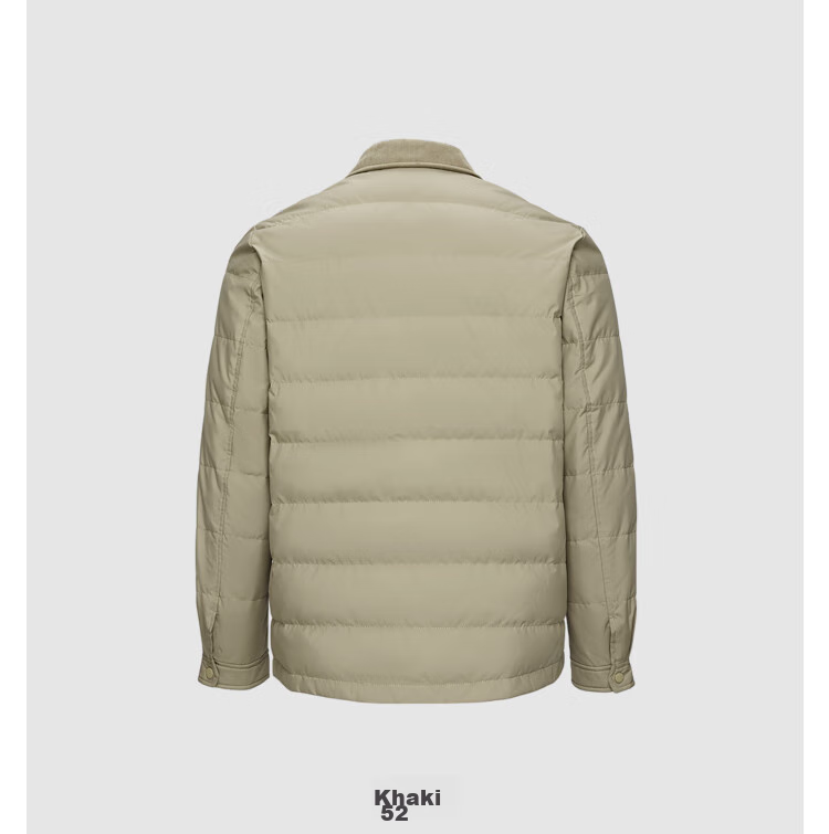 HLA Lightweight down Jacket for Men, Light Business Fashion Lapel Collar, 90% Down Coat for Men in Winter Seaso 18