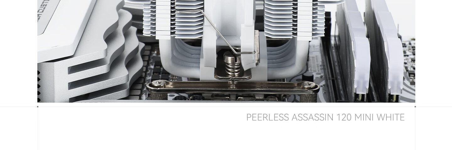 Thermalright Peerless Assassin 120 MINI WHITE, Dual Assassins, AGHP4.0 Six Heat Pipe Air Cooler, PA120 MINI WHITE 18