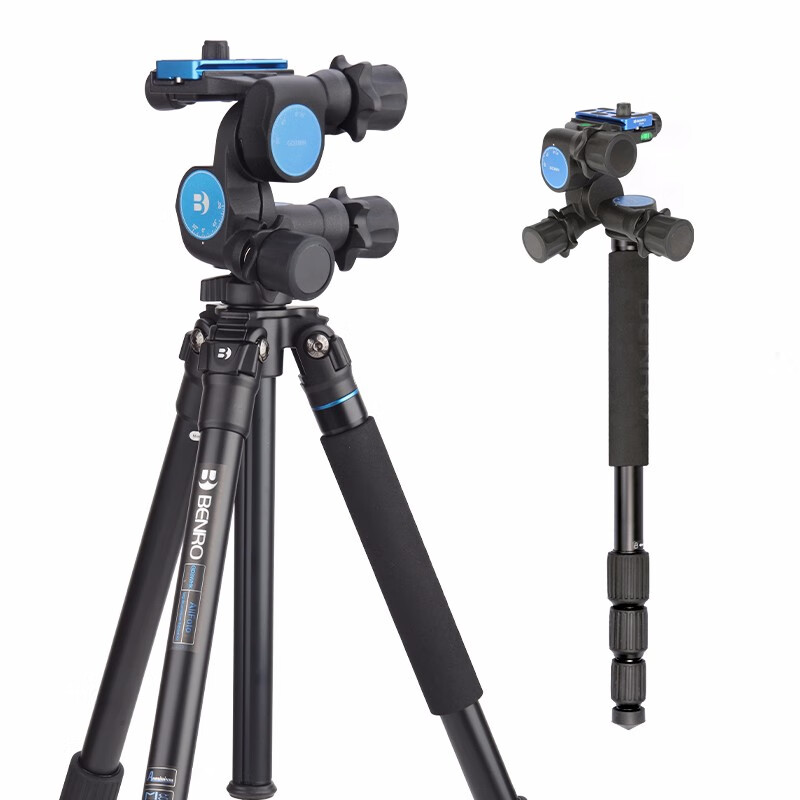 Benro GD3WHK Three-Dimensional Gear Head for Mirrorless And DSLR Cameras, Architectural Starry Sky Low-Angle Panoramic Macro Photography And Videography Tripod