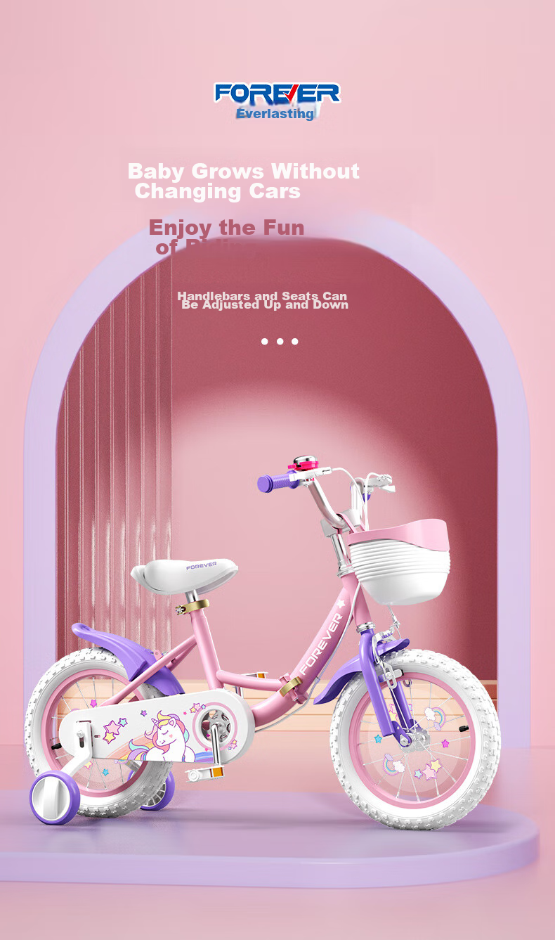 FOREVER Children's Bicycle for Ages 3-6 Foldable Bike for Boys And Girls, 16-Inch Pedal Bike 10