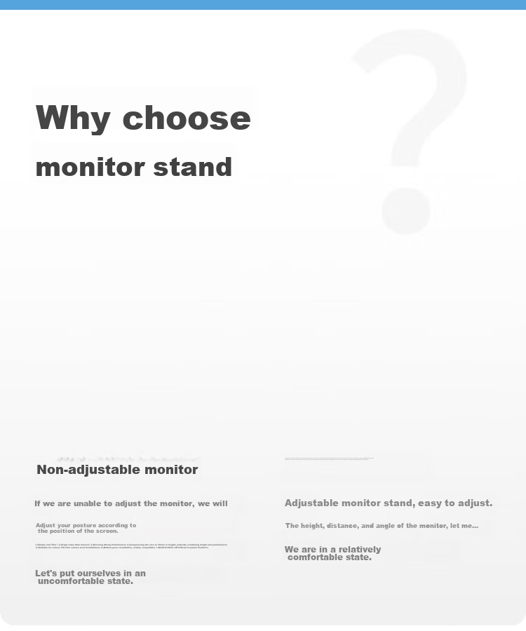 HERMAN MILLER CBS & Jingxuan Flo Monitor Stand, Computer Stand, Rotating Computer Stand, Desktop Adjustable Arm Support, Black 5