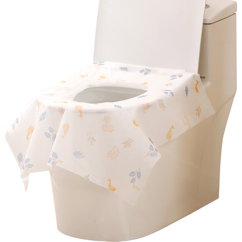 Banzheni Disposable Toilet Seat Cover Paper, Travel Hotel Full Coverage, Extra Thick, for Postpartum Women, Waterproof, Individually Wrapped