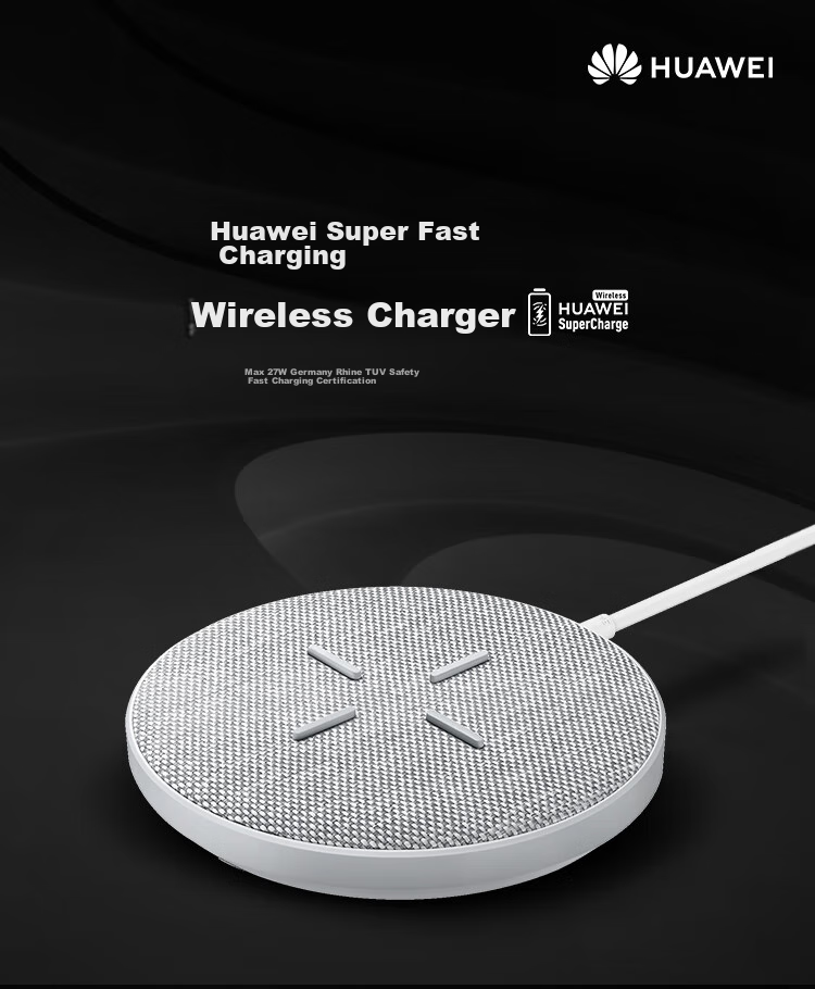 HUAWEI Wireless Super Fast Charging (MAX 27W), Space Gray (Free Gift, Not for Sale, Picture for Reference Only, Actual Product May Vary) 1