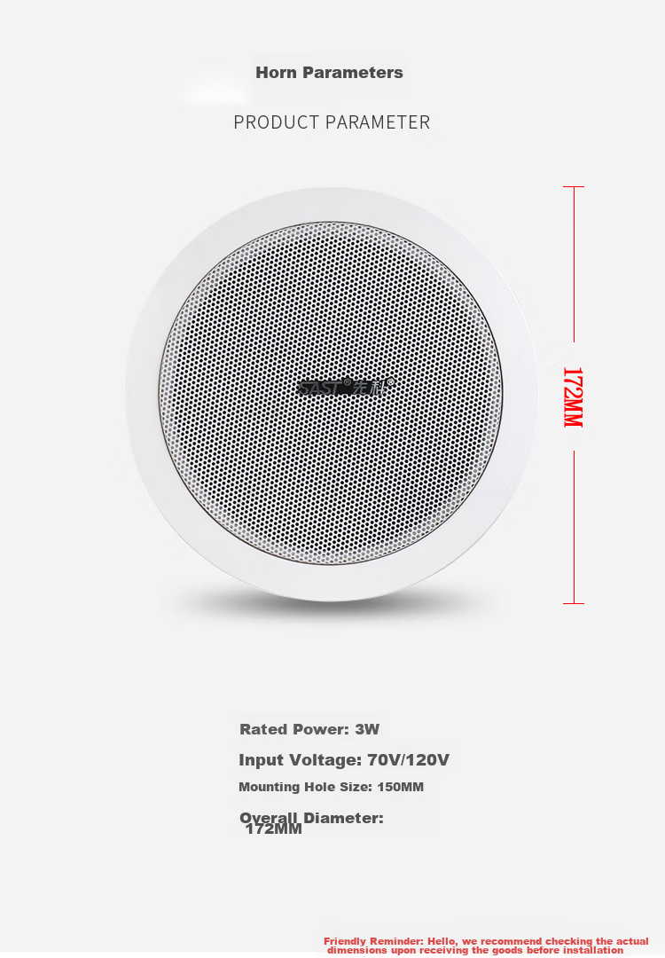 SAST 5-Inch Ceiling Speaker Set, Bluetooth Constant Voltage Amplifier, Recessed Suspended Ceiling Speakers, Commercial Use for Shops And Meetings, Public Address System, Background Music, Home And Living Room Speaker Combinatio 12