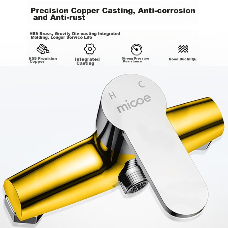 MICOE Bathroom Shower Head Set, High-Pressure Shower Head And Bathtub Shower Set M-A3023