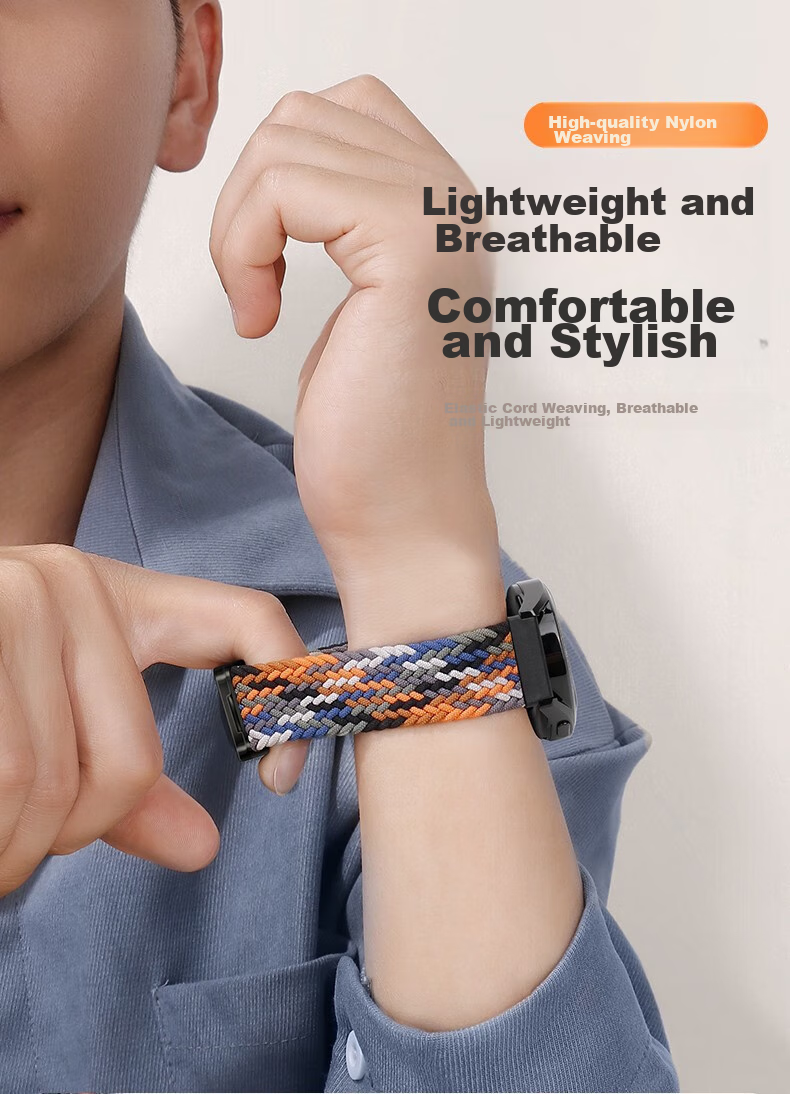 Watchbond Compatible with Xiaomi Watch 5 Strap, S5/S4/S3 Magnetic Buckle, S4 Sports Braided Loop, Sports Version S1 Pro Smart Sports S2 Braided Men's Wristband 7