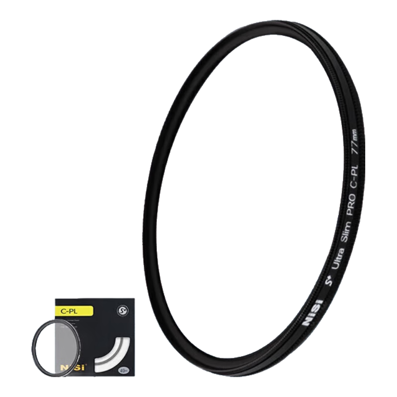 NiSi CPL Polarizing Filter, 49mm Ultra-Thin Frame, High-Definition Anti-Glare Filter, Polarizer for Restoring Color Saturation, Suitable for Landscape Photography, Compatible with Canon, Sony Mirrorless And DSLR Cameras