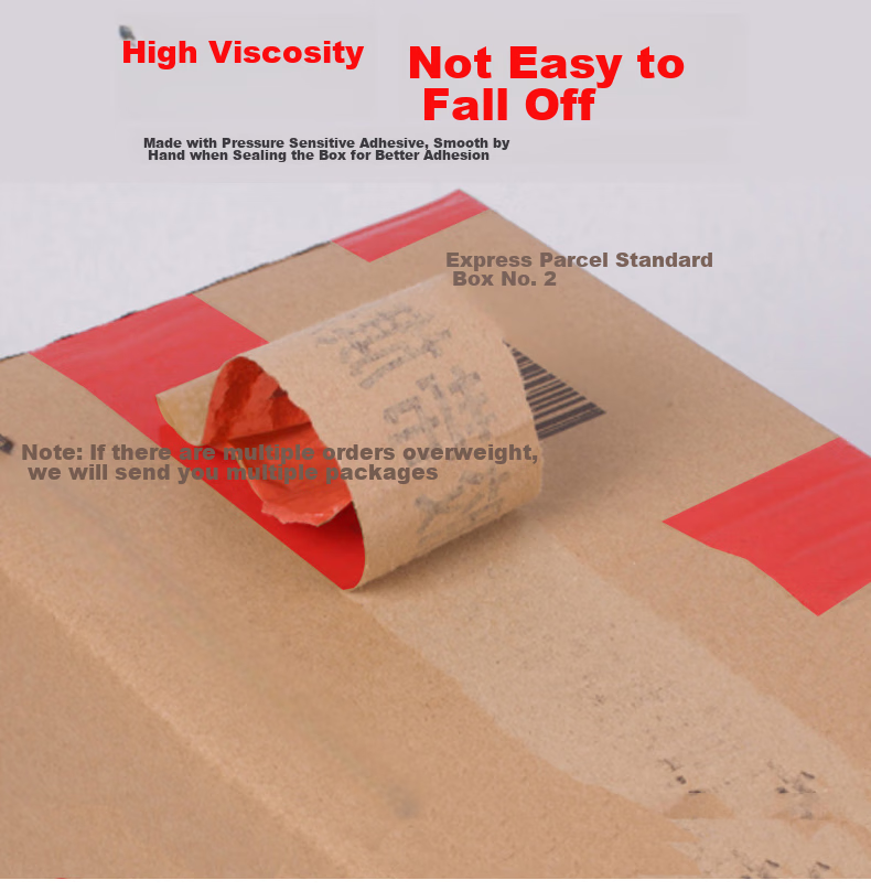 Sitoo [High Cost-Effective Boxed Tape], Whole Box of Adhesive Tape, 60 Rolls Red Tape, Marking Classification Transparent Tape, Packaging Tape, Cutting Tool, Express Delivery Tape, Thickened And Sticky 7
