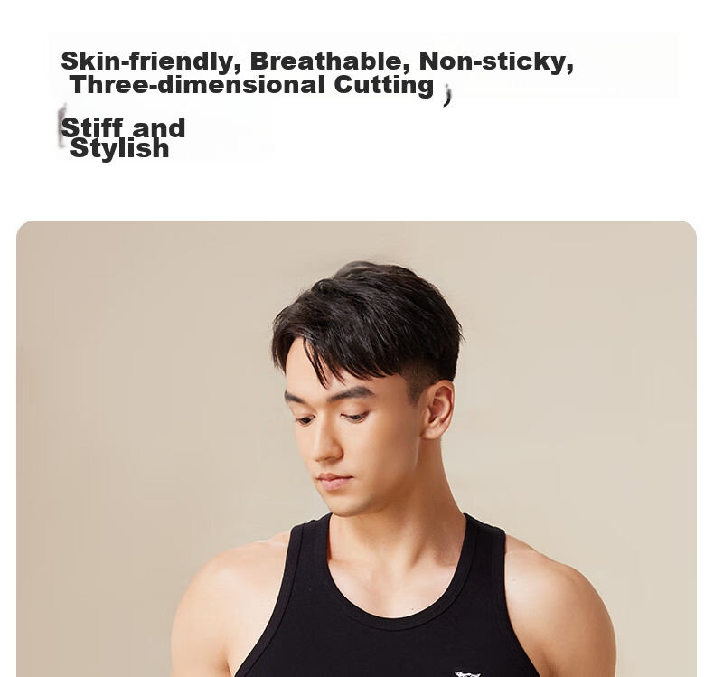 Seven Wolves Men's Vest [10A Antibacterial and Anti-Mite] Versatile Racerback Sports Stretch Base Layer 2-Pack 3XL 19