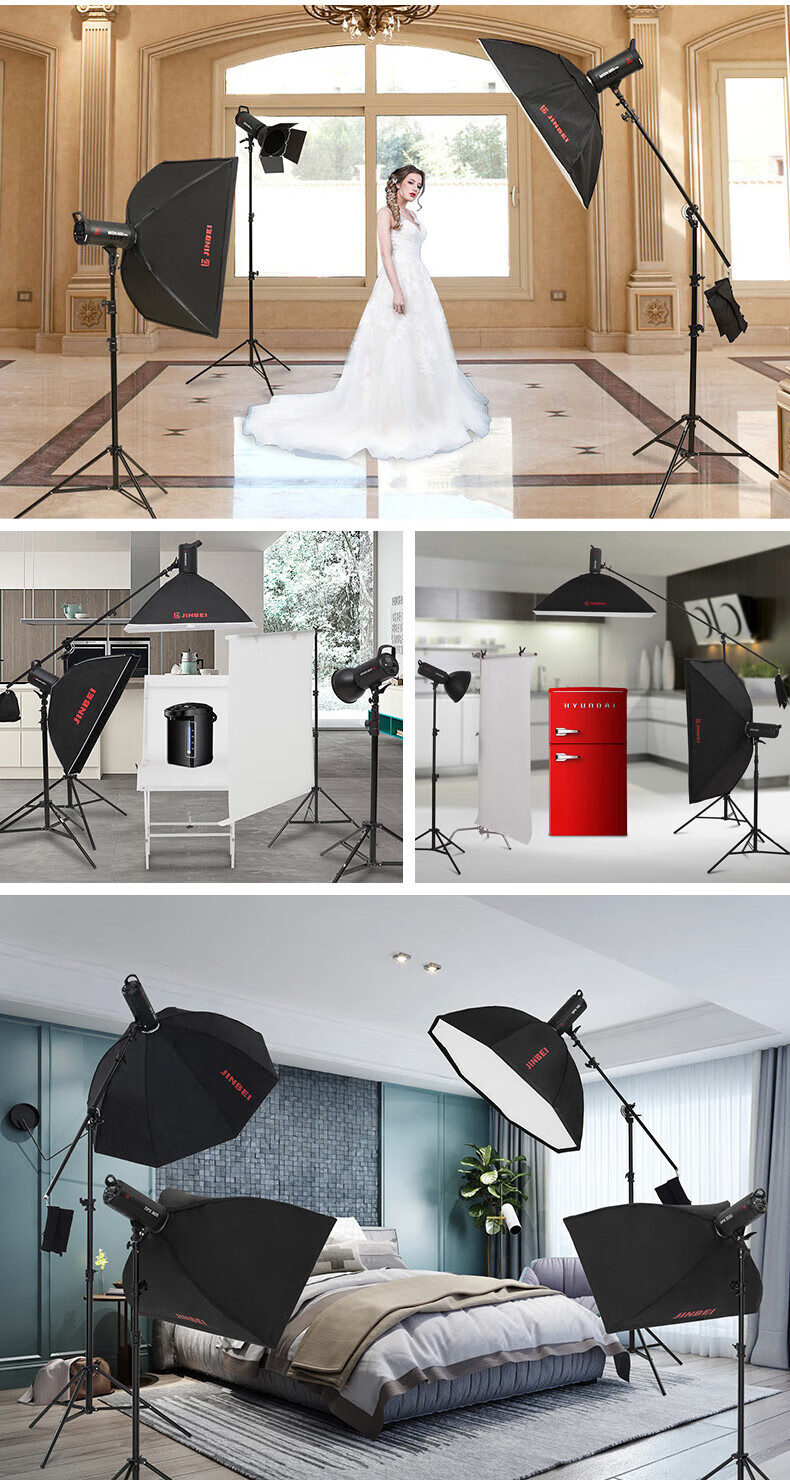 JINBEI M2 Rotating Arm Light Stand, Ceiling Light Frame, Dual-Purpose Photography Studio Arm Bracket Light Accessory, M-II Rotating Dual-Purpose Light Stand (Upgraded Version) 7