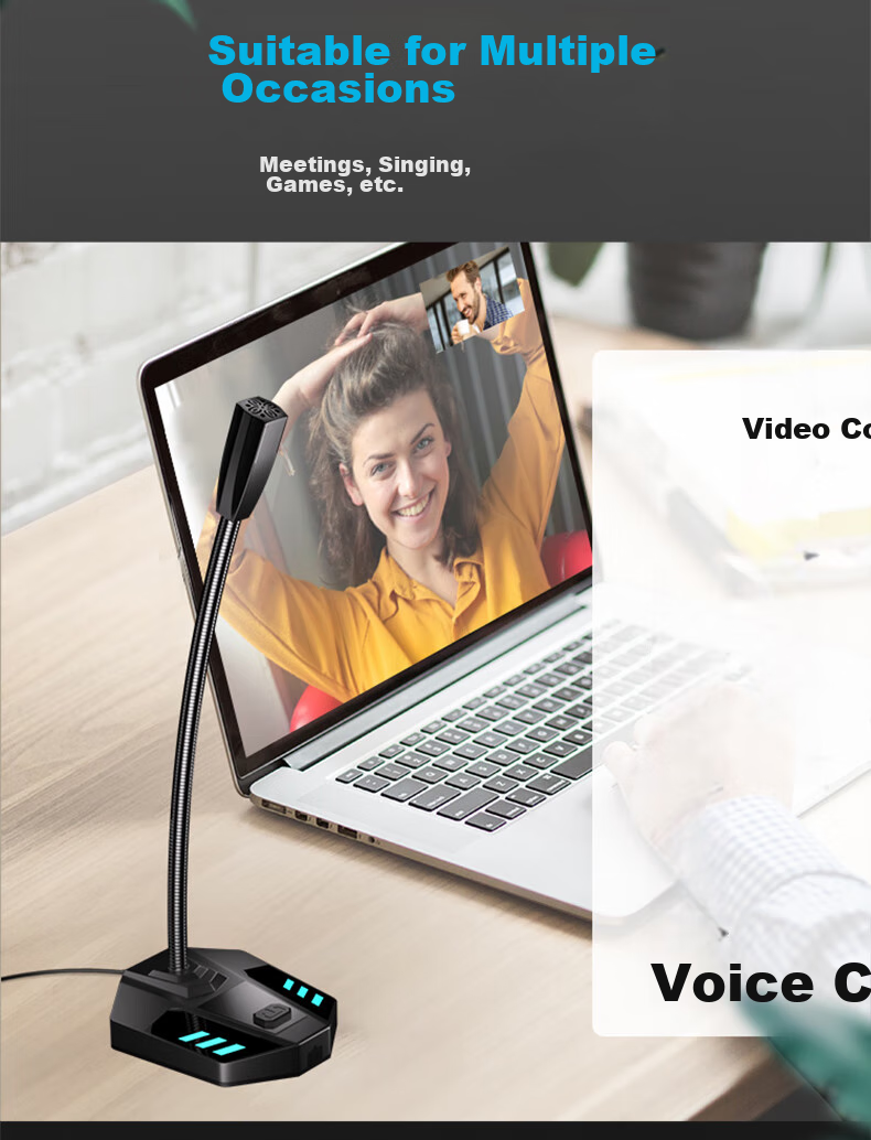 SAST OK-63 Computer Microphone, Desktop And Laptop Gaming Voice, Desktop Conference, Condenser, Live Streaming Host, PUBG, Version 3.5 9