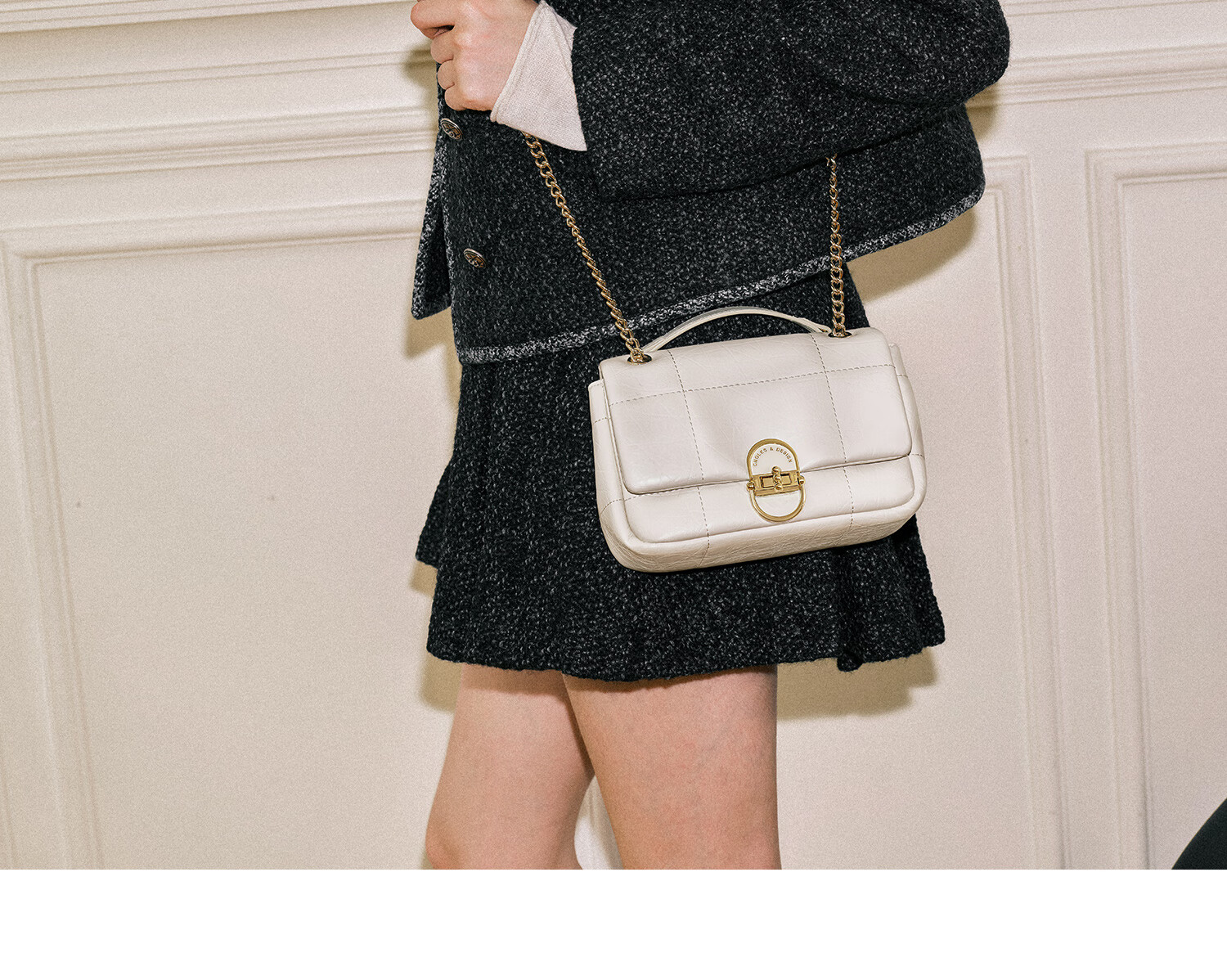 Cnoles Chain Bag for Women, Diamond Pattern Shoulder Crossbody Bag, High-End Underarm Bag, Birthday And 520 Gift for Girlfriend Or Wife 14