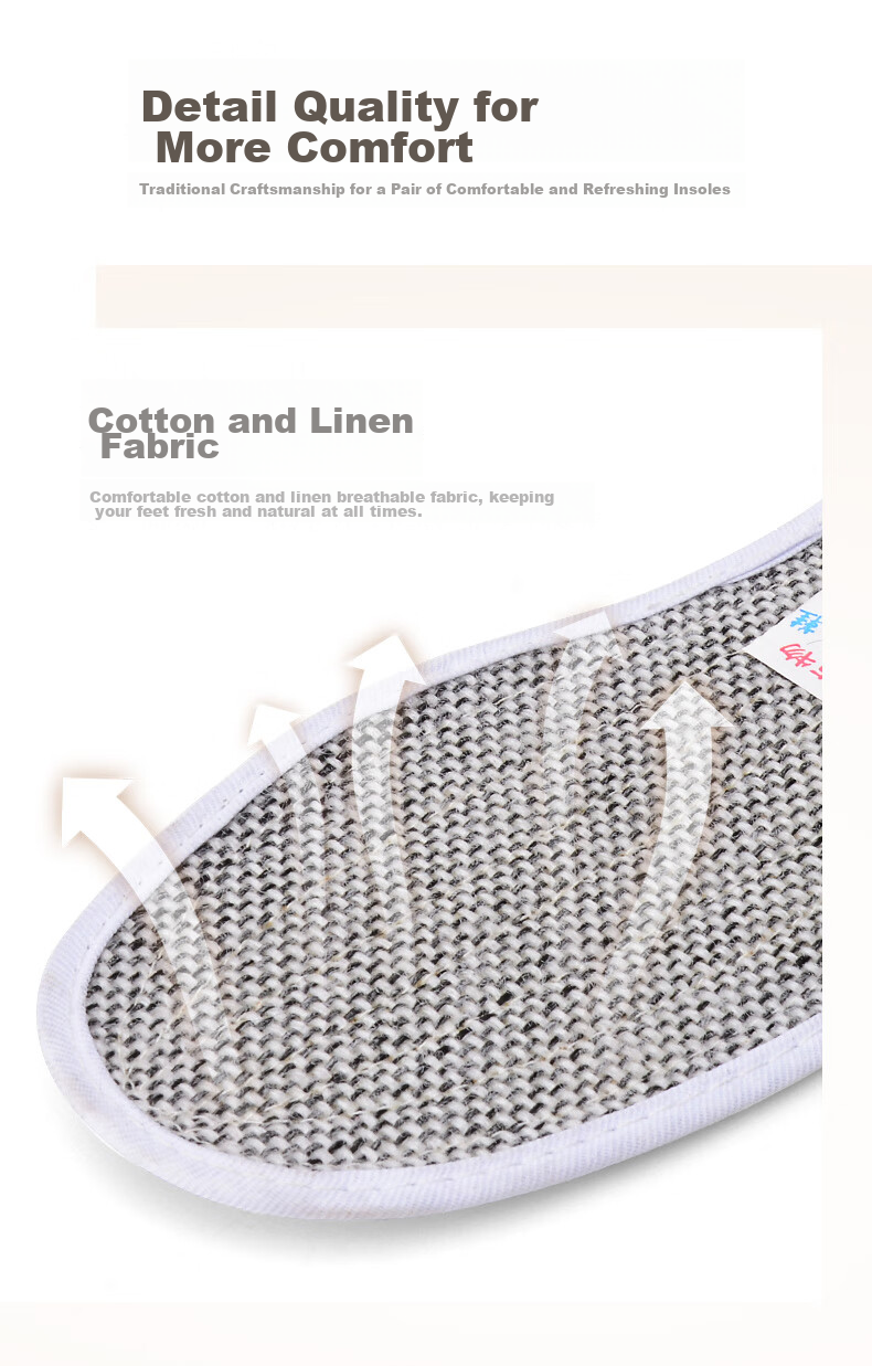 BUS HEYUAN Men's Shoe Insoles, Sweat-Absorbing Casual Sports Insoles for Men And Women, Cotton Leather Shoe Insoles for Military Training, 18XD-001 Gray Universal Size 40 4
