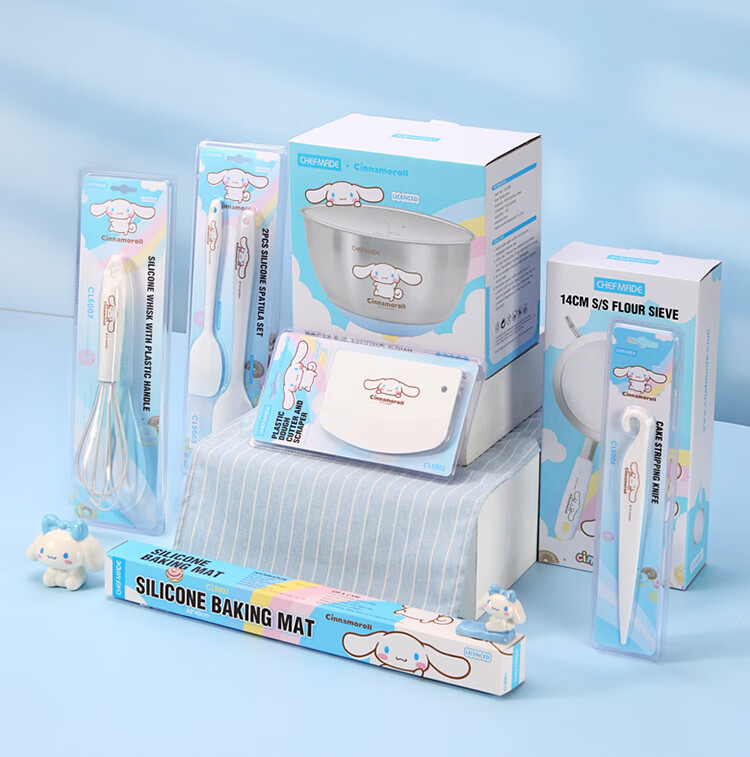 Xuechu Cinnamoroll Cookie Box, Official License, Big-Eared Dog Storage Biscuit Box, Kitchen Utensil 4