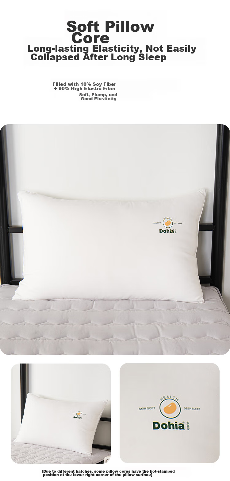 Dohia Home Textiles Student Dormitory Set of Six Pieces (All-Cotton Bedding Three-Piece Set + Quilt + Pillow Core + Mattress) Blanket 15