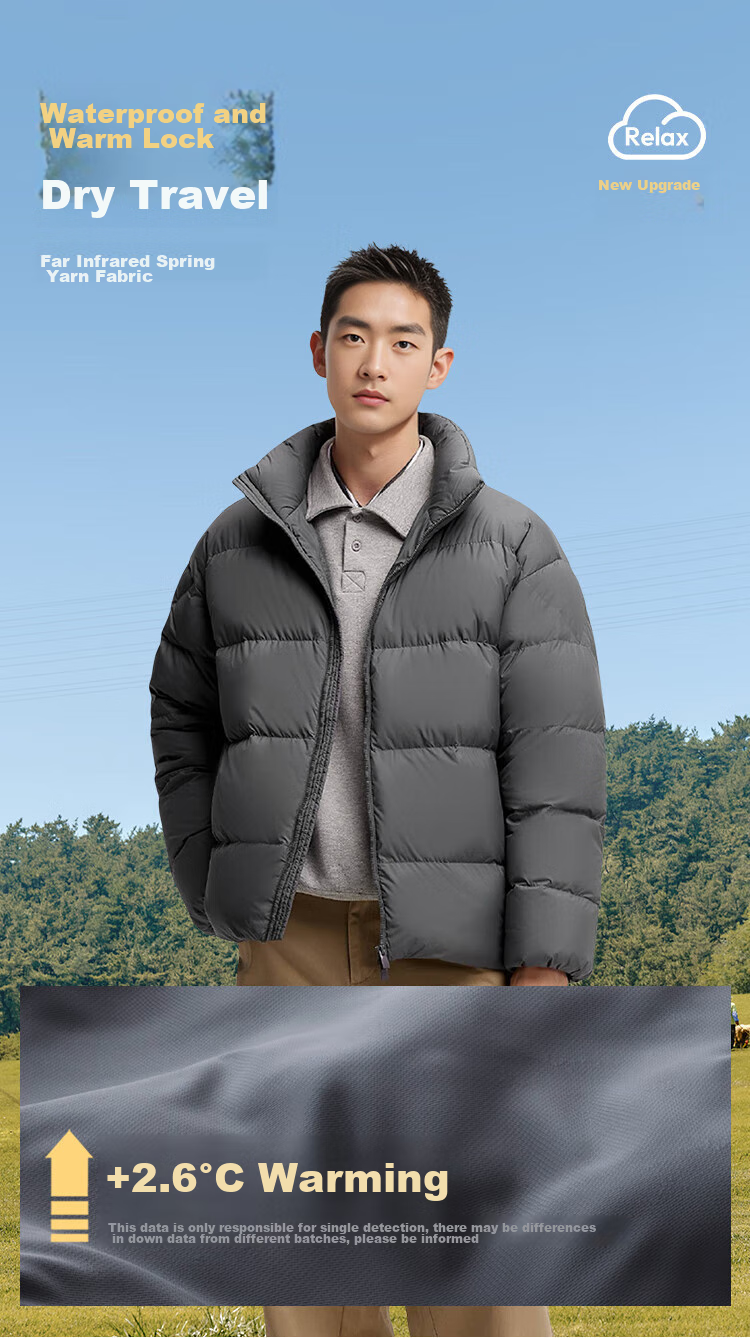 Semir Lightweight down Jacket | Men's Winter Triple-Protection Coat, 90% Down, Thick Stand-Collar Puffer Jacket 109724113102 5