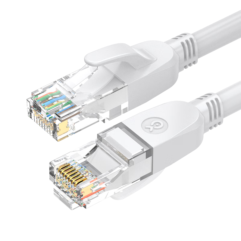 BIAZE CAT6 Ethernet Cable, 5 Meters White, Gigabit Network Connection Cable, Unshielded 8-Core Twisted Pair Patch Cord for Engineering, Home, Computer, Broadband, And Surveillance WX8