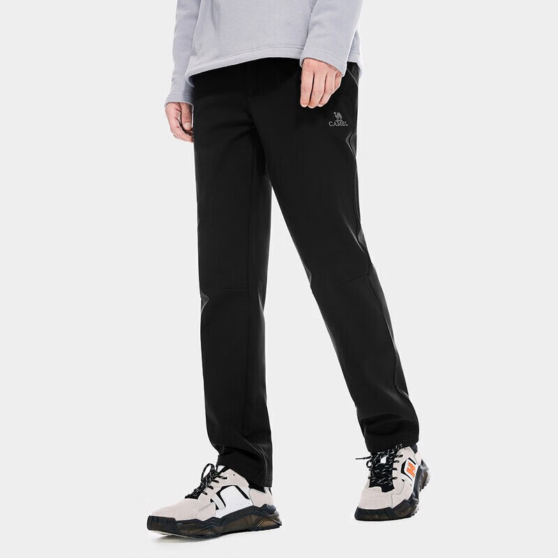CAMEL Outdoor Мужские софтшелл брюки, теплые, на флисовой подкладке, ветрозащитные, водоотталкивающие, для хайкинга